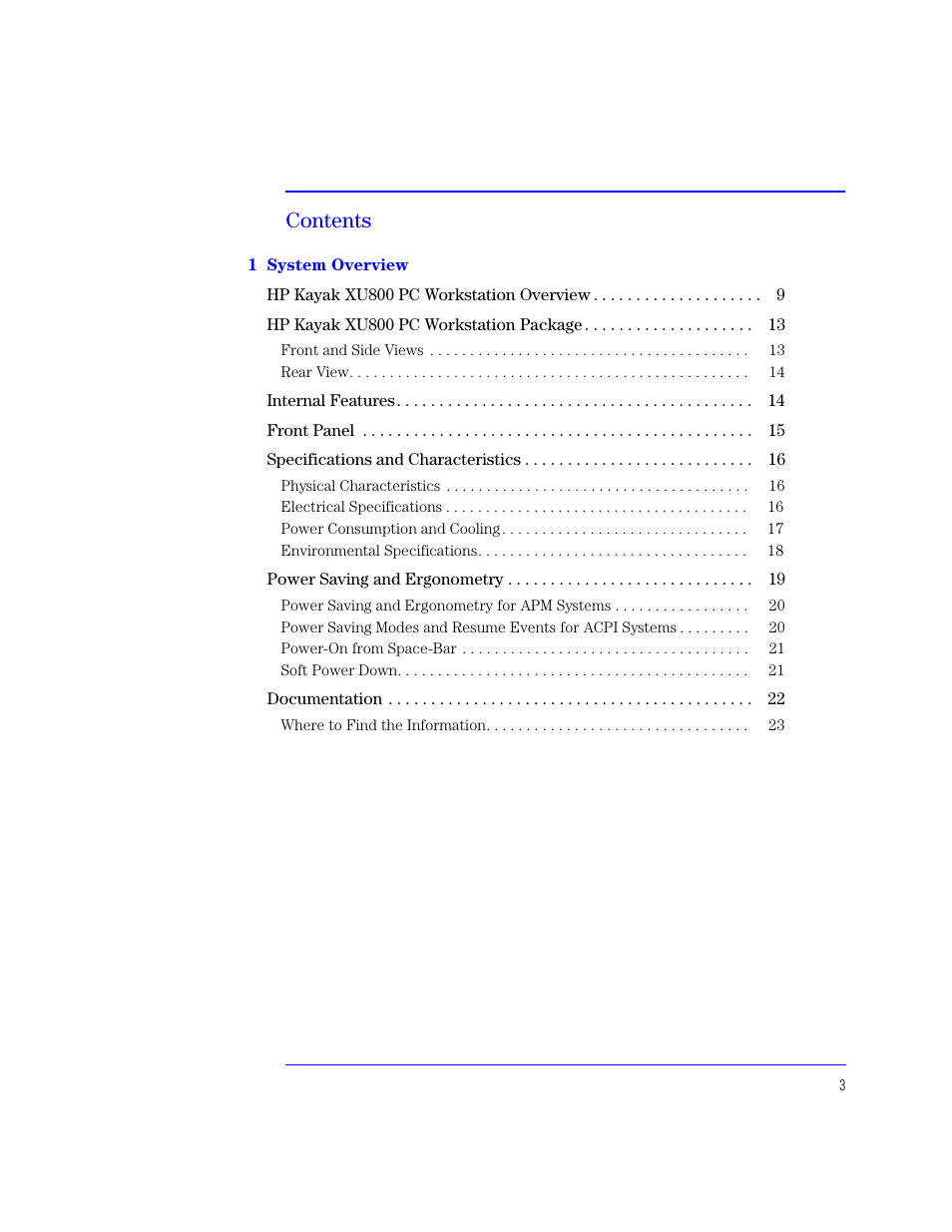 HP XU800 User Manual | Page 3 / 140