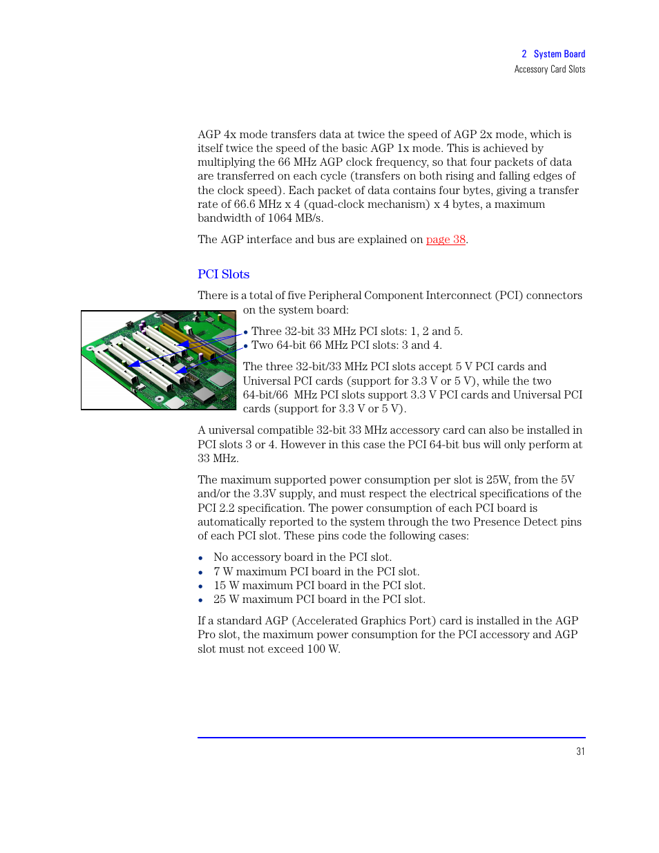 Pci slots | HP XU800 User Manual | Page 31 / 140