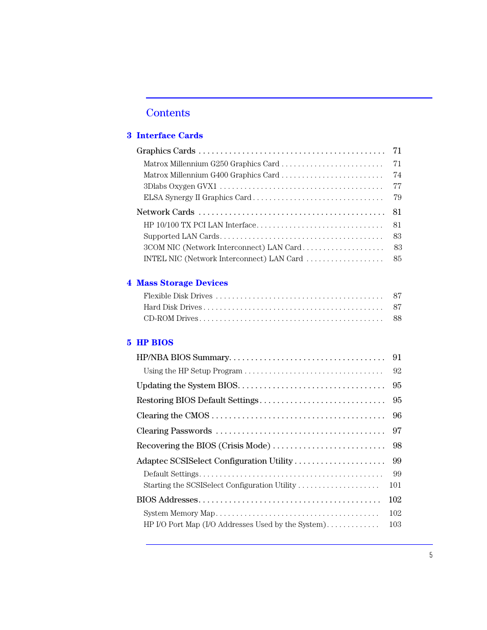 HP XU800 User Manual | Page 5 / 140