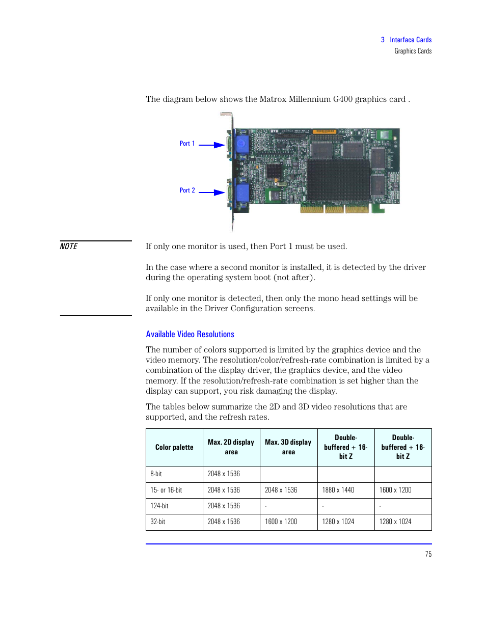 Available video resolutions | HP XU800 User Manual | Page 75 / 140