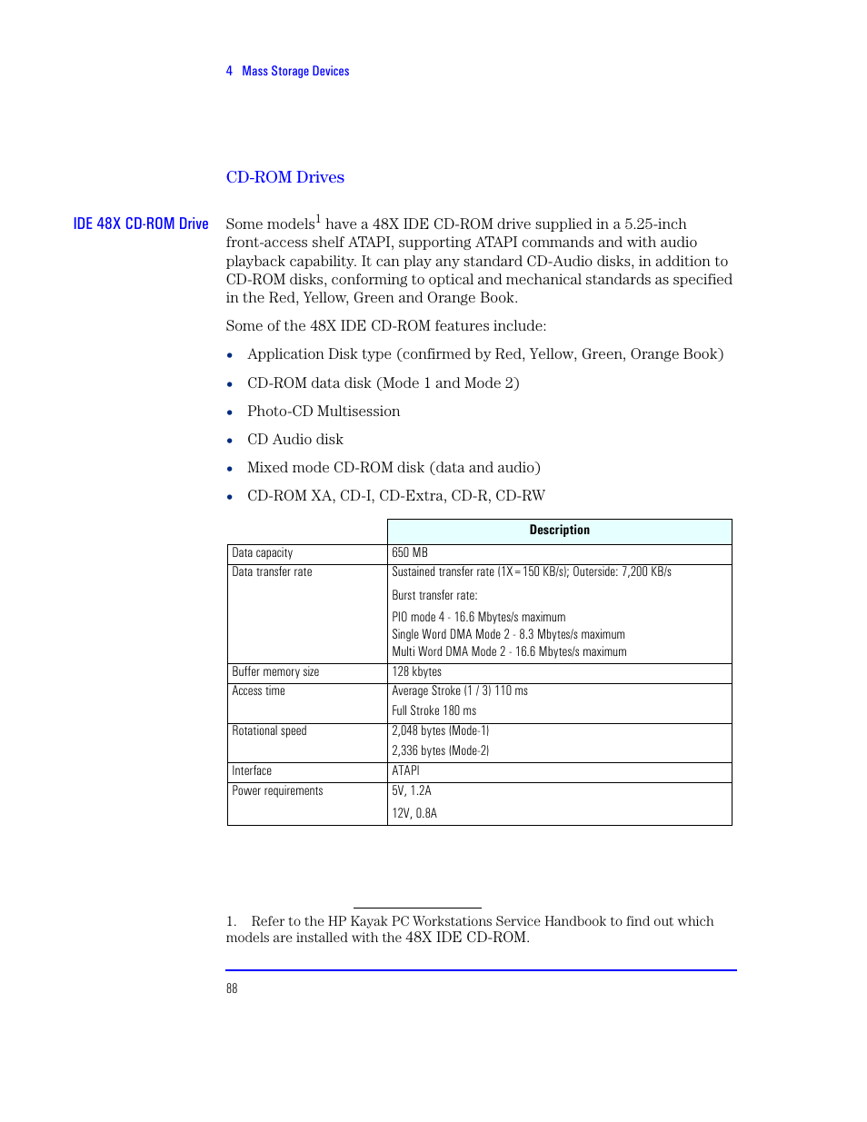 Cd-rom drives | HP XU800 User Manual | Page 88 / 140