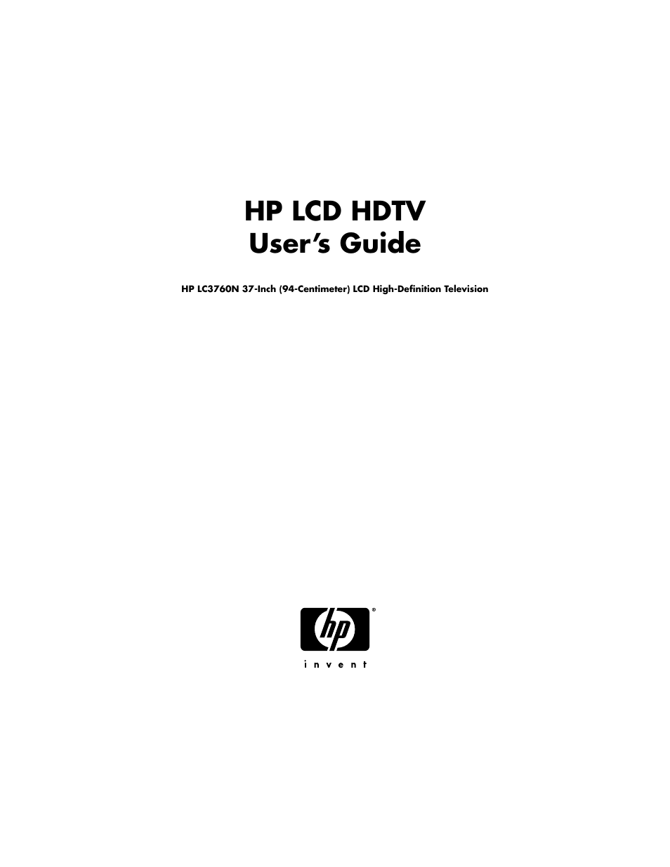 HP LC3760N User Manual | 186 pages