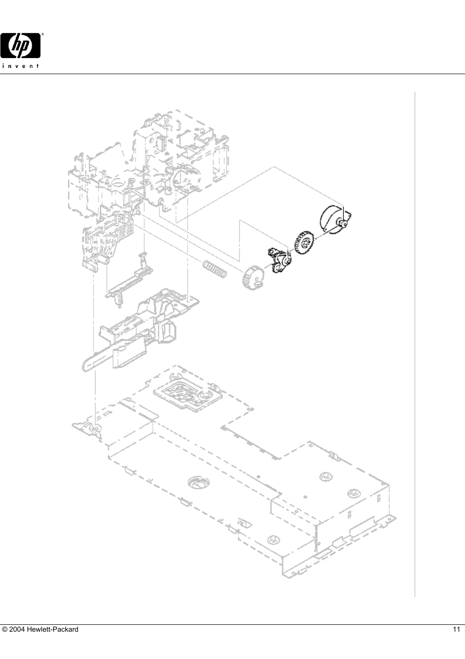 Deskjet 1200c, Hp parts reference guide | HP 1200C User Manual | Page 11 / 14