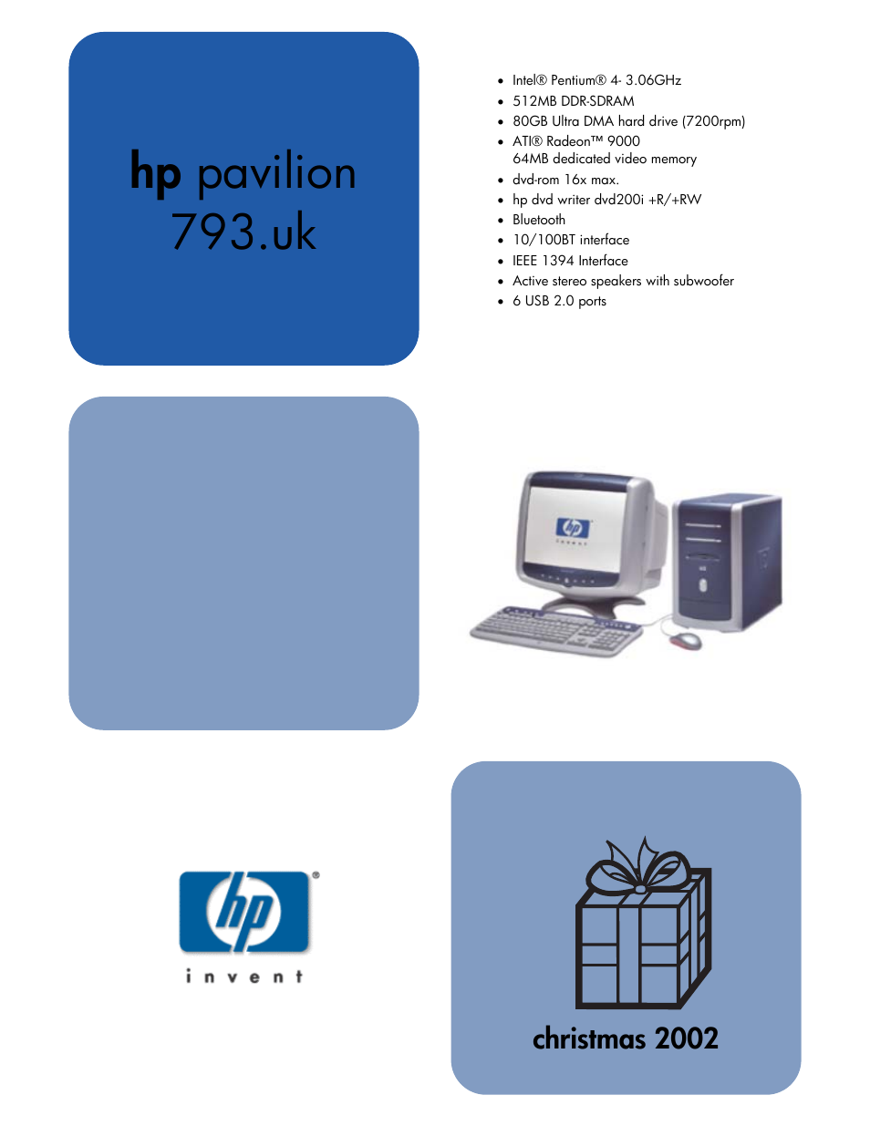 HP 793.UK User Manual | 2 pages