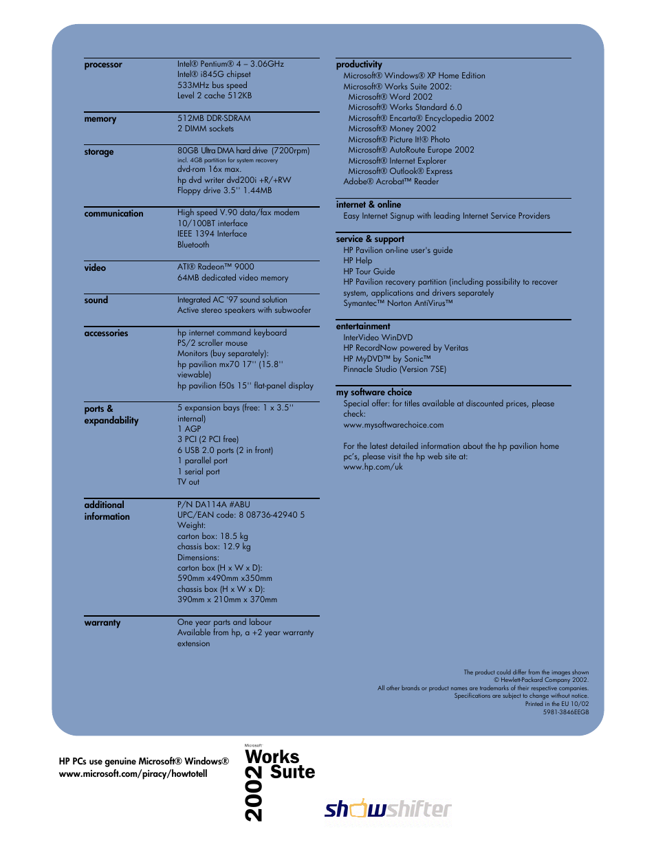 HP 793.UK User Manual | Page 2 / 2