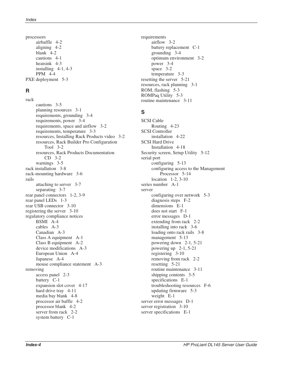 HP ProLiant DL145 User Manual | Page 104 / 105