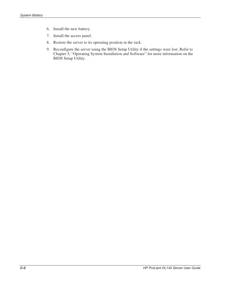 HP ProLiant DL145 User Manual | Page 91 / 105