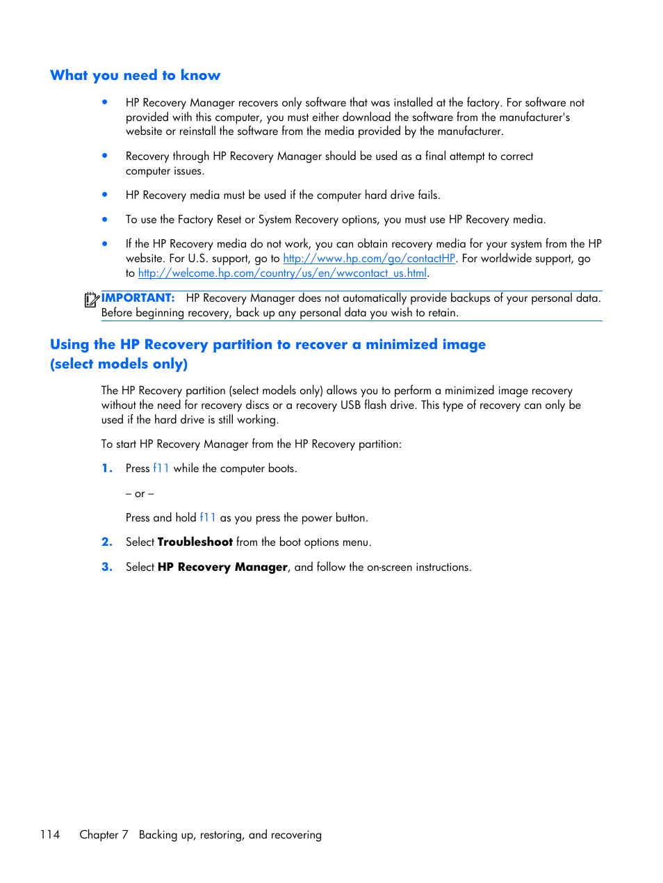 What you need to know | HP DV6 User Manual | Page 122 / 130