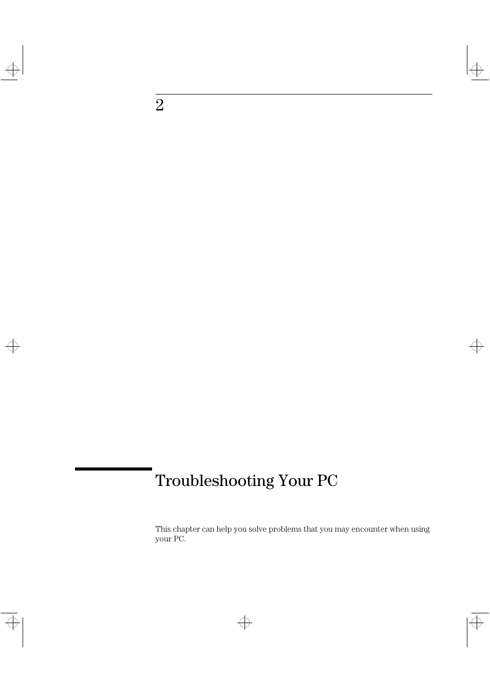 2troubleshooting your pc | HP NetVectra N20 User Manual | Page 13 / 38