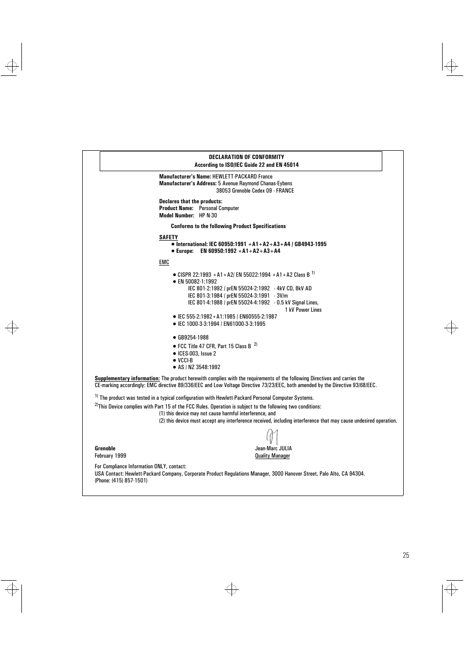 HP NetVectra N20 User Manual | Page 31 / 38