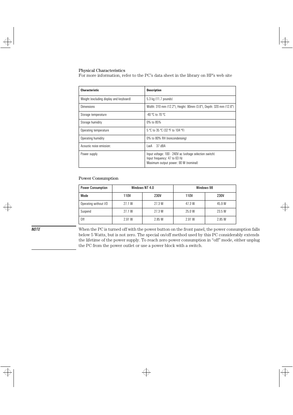 HP NetVectra N20 User Manual | Page 37 / 38