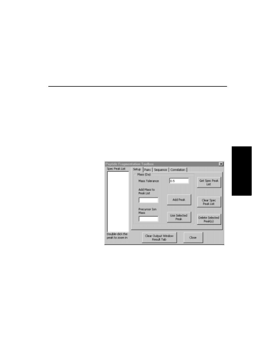 C.5 using the peptide fragmentationtoolbox, Using the peptide fragmentation toolbox, C.5 using the peptide fragmentation toolbox | HP Data Explorer 4 Series User Manual | Page 405 / 447