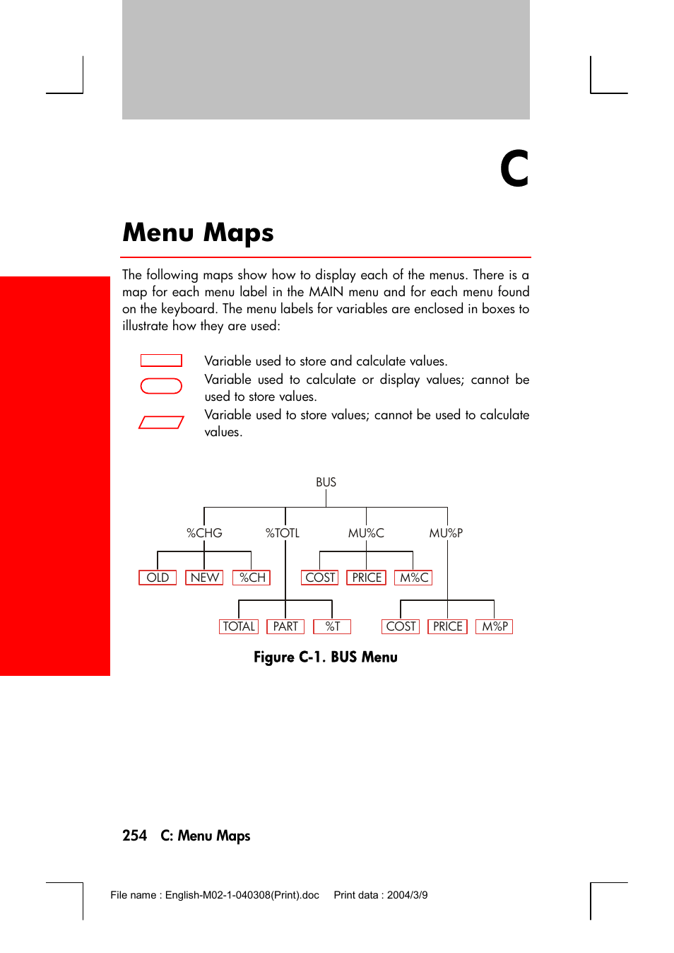 Menu maps | HP 17bII+ User Manual | Page 254 / 310