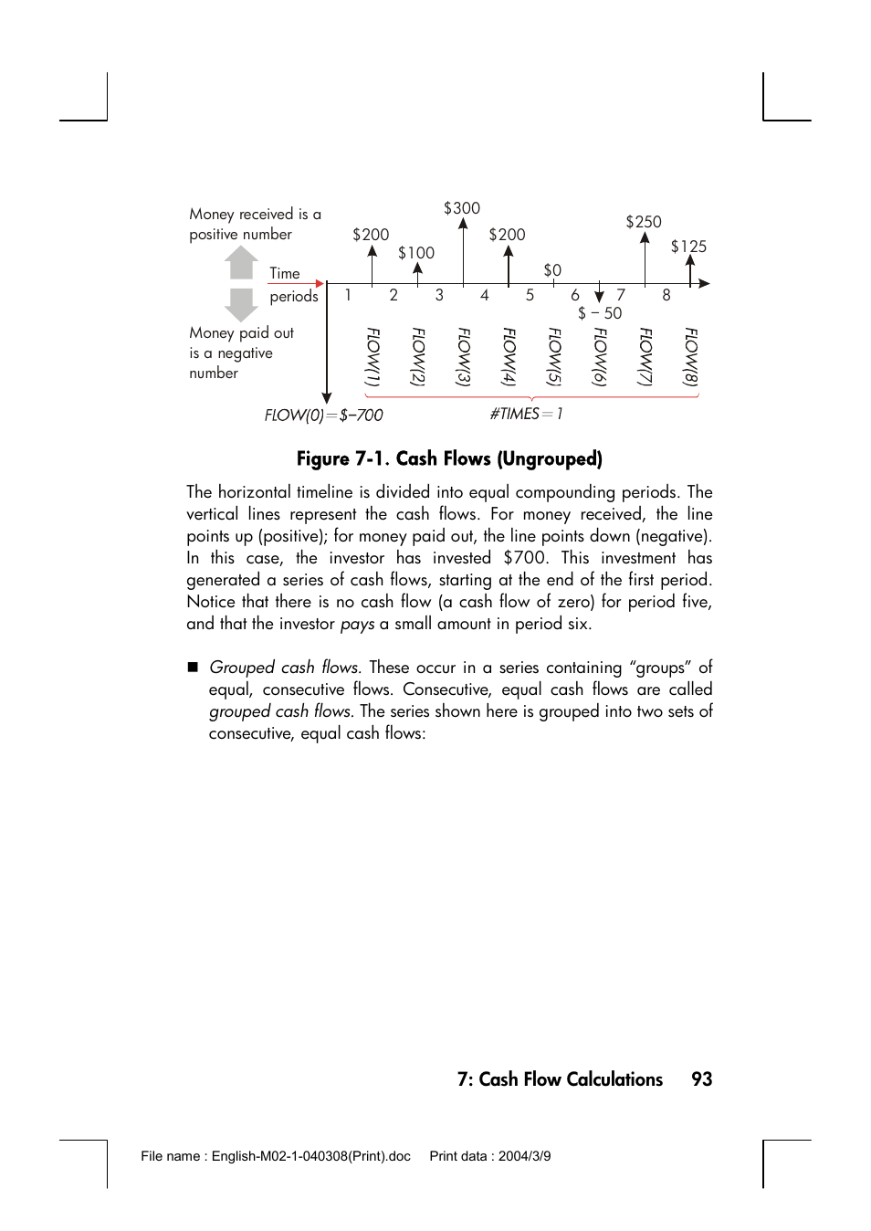 HP 17bII+ User Manual | Page 93 / 310