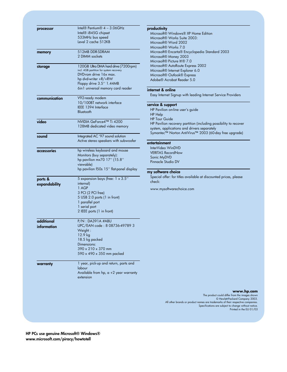 HP 784.uk User Manual | Page 2 / 2