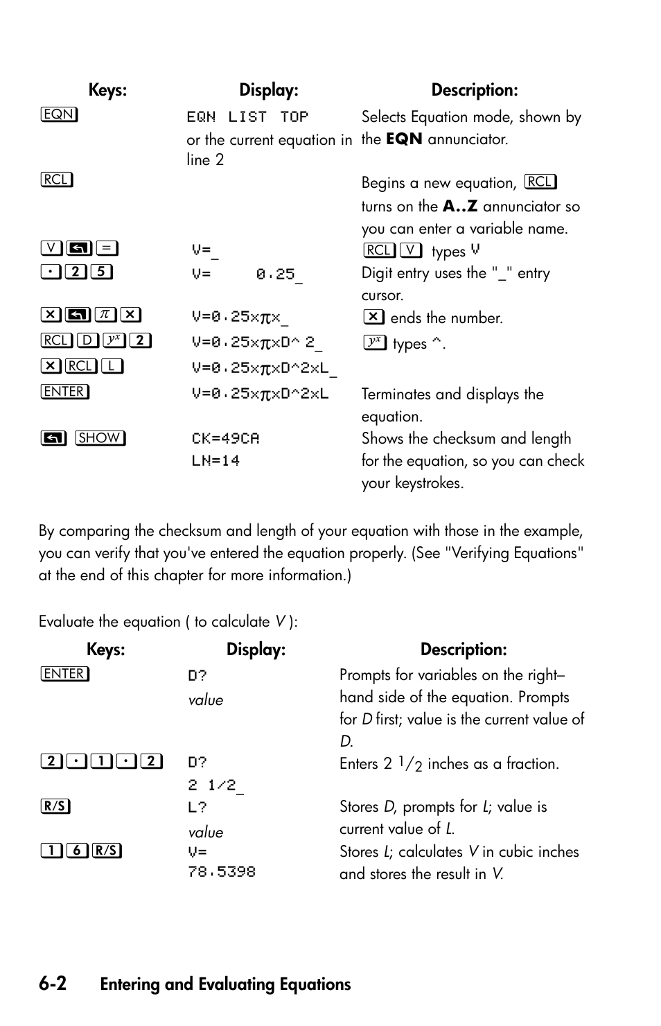HP 35s Scientific Calculator User Manual | Page 104 / 382
