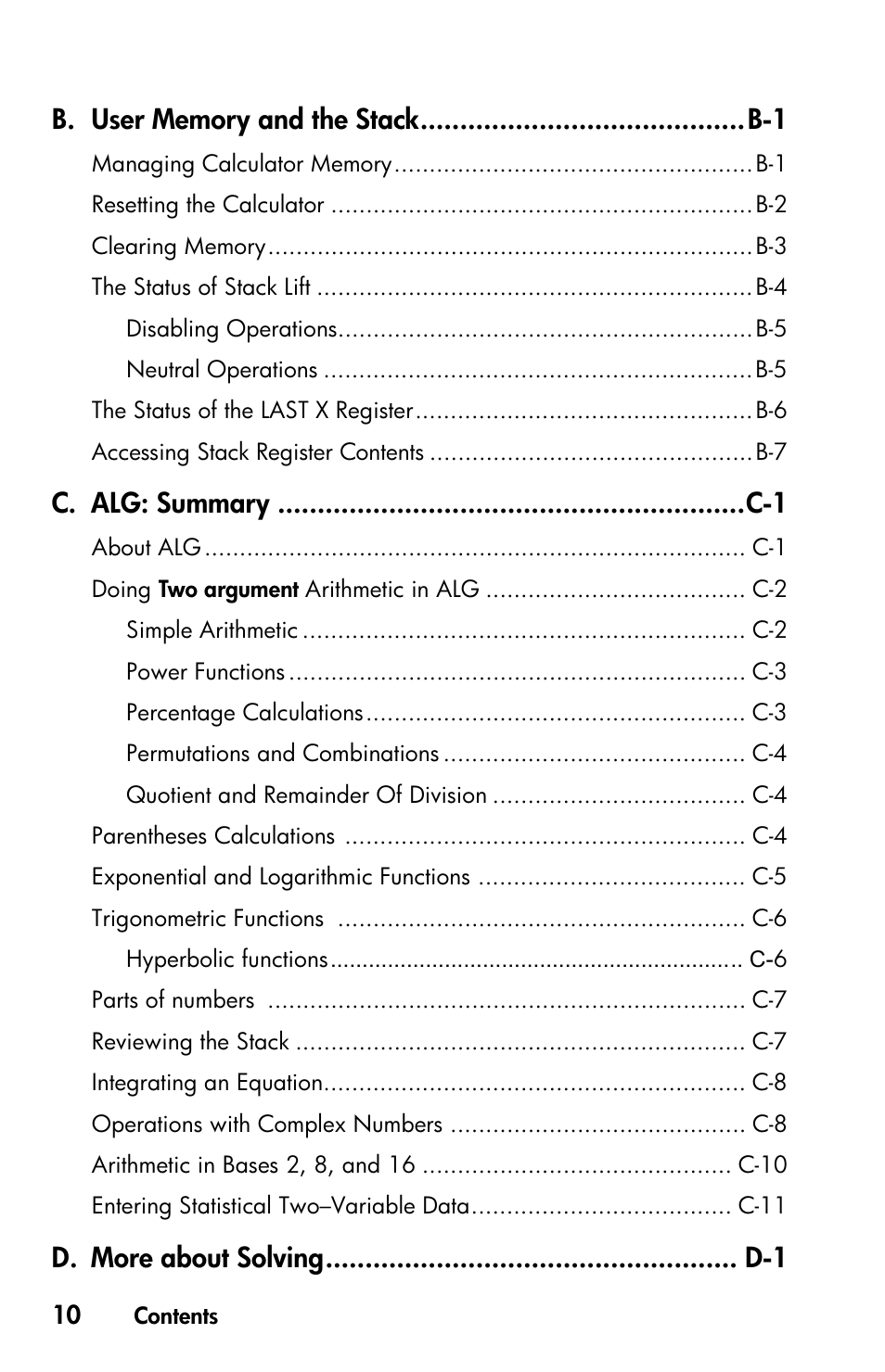 HP 35s Scientific Calculator User Manual | Page 12 / 382