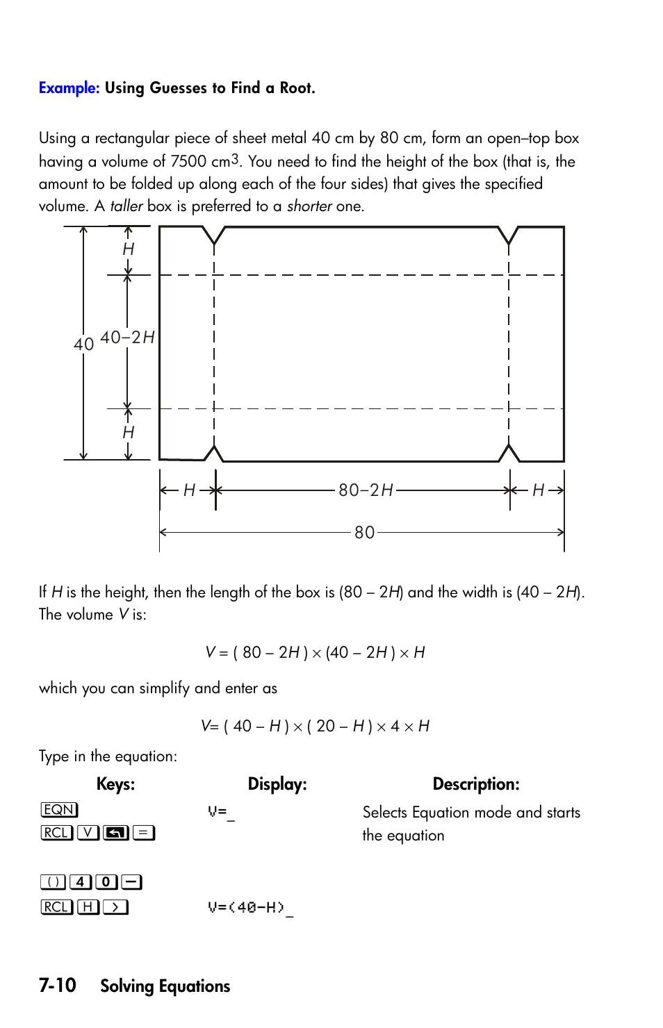 4 hõ | HP 35s Scientific Calculator User Manual | Page 132 / 382