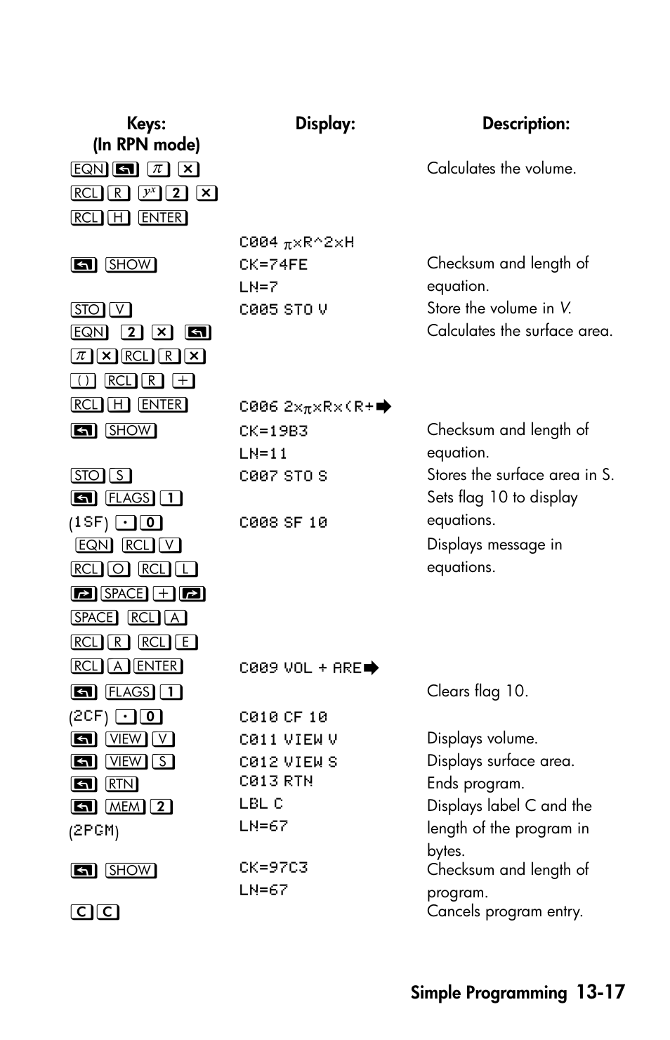 HP 35s Scientific Calculator User Manual | Page 199 / 382