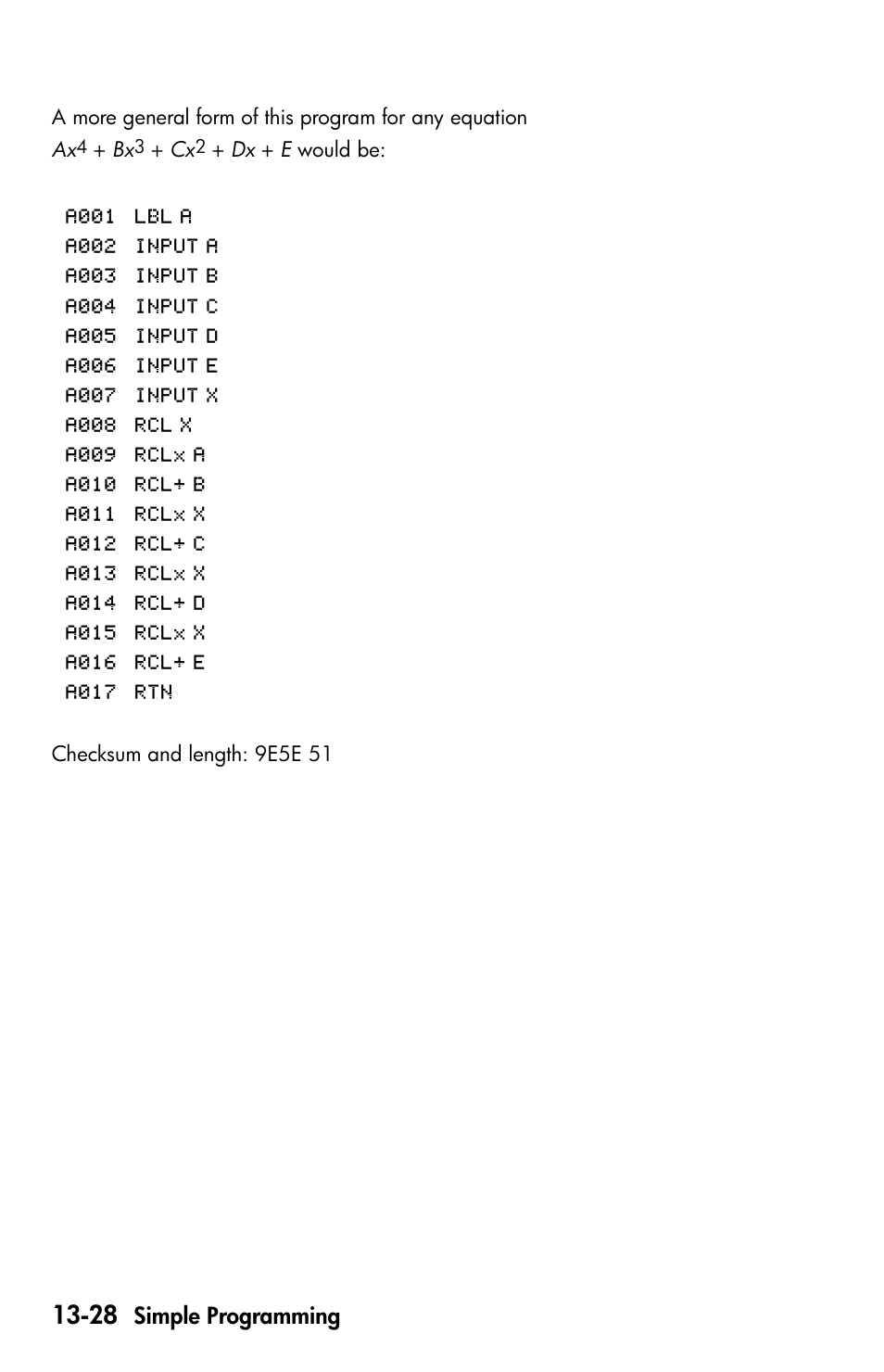 HP 35s Scientific Calculator User Manual | Page 210 / 382