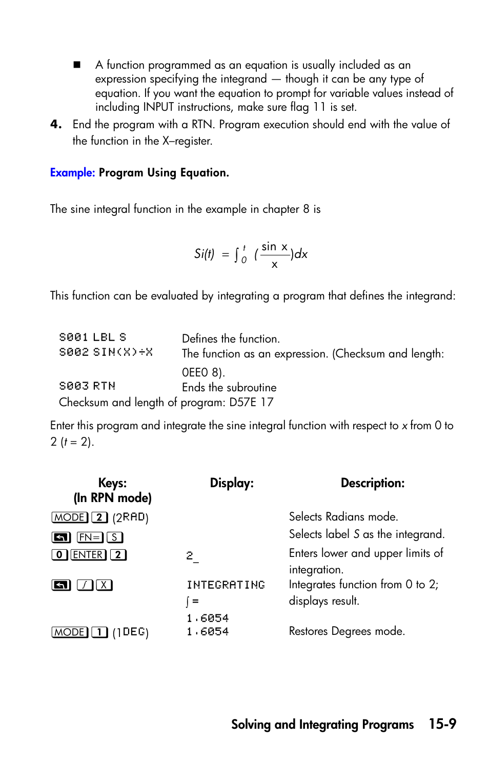 HP 35s Scientific Calculator User Manual | Page 243 / 382