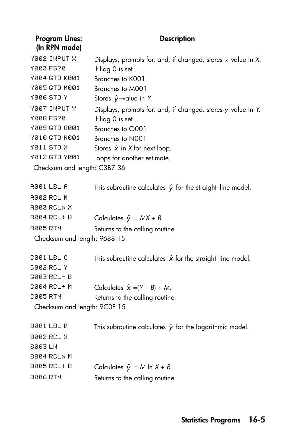 HP 35s Scientific Calculator User Manual | Page 251 / 382