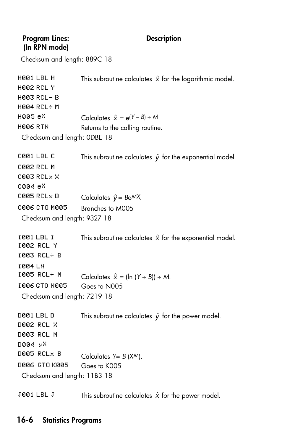 HP 35s Scientific Calculator User Manual | Page 252 / 382