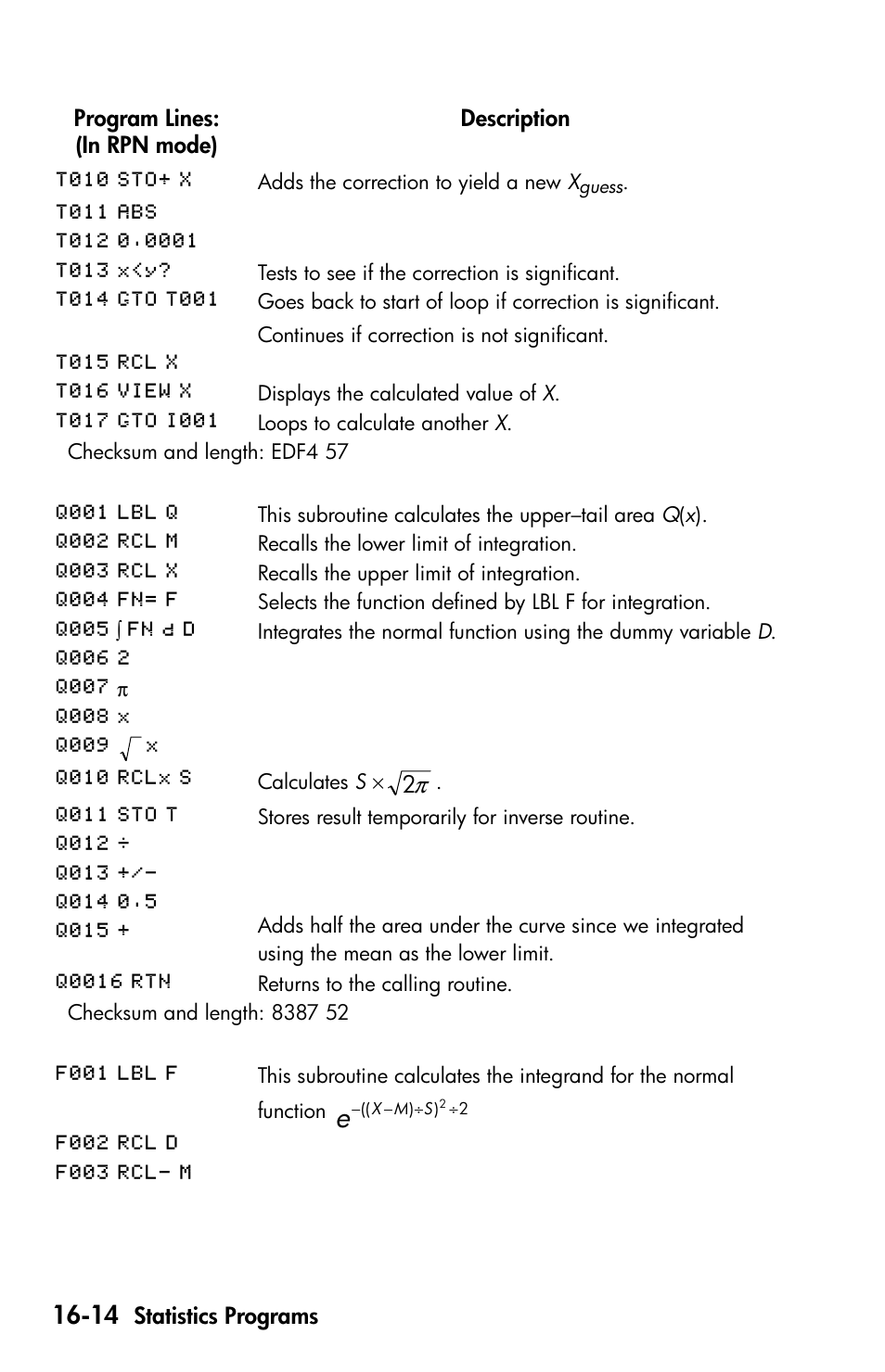 HP 35s Scientific Calculator User Manual | Page 260 / 382