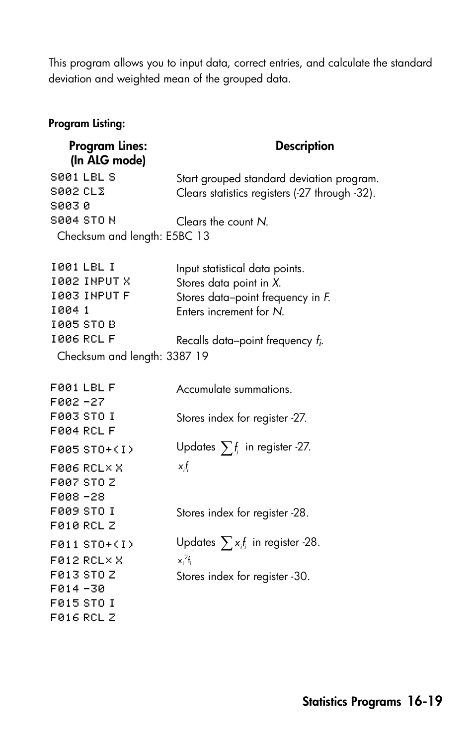 HP 35s Scientific Calculator User Manual | Page 265 / 382