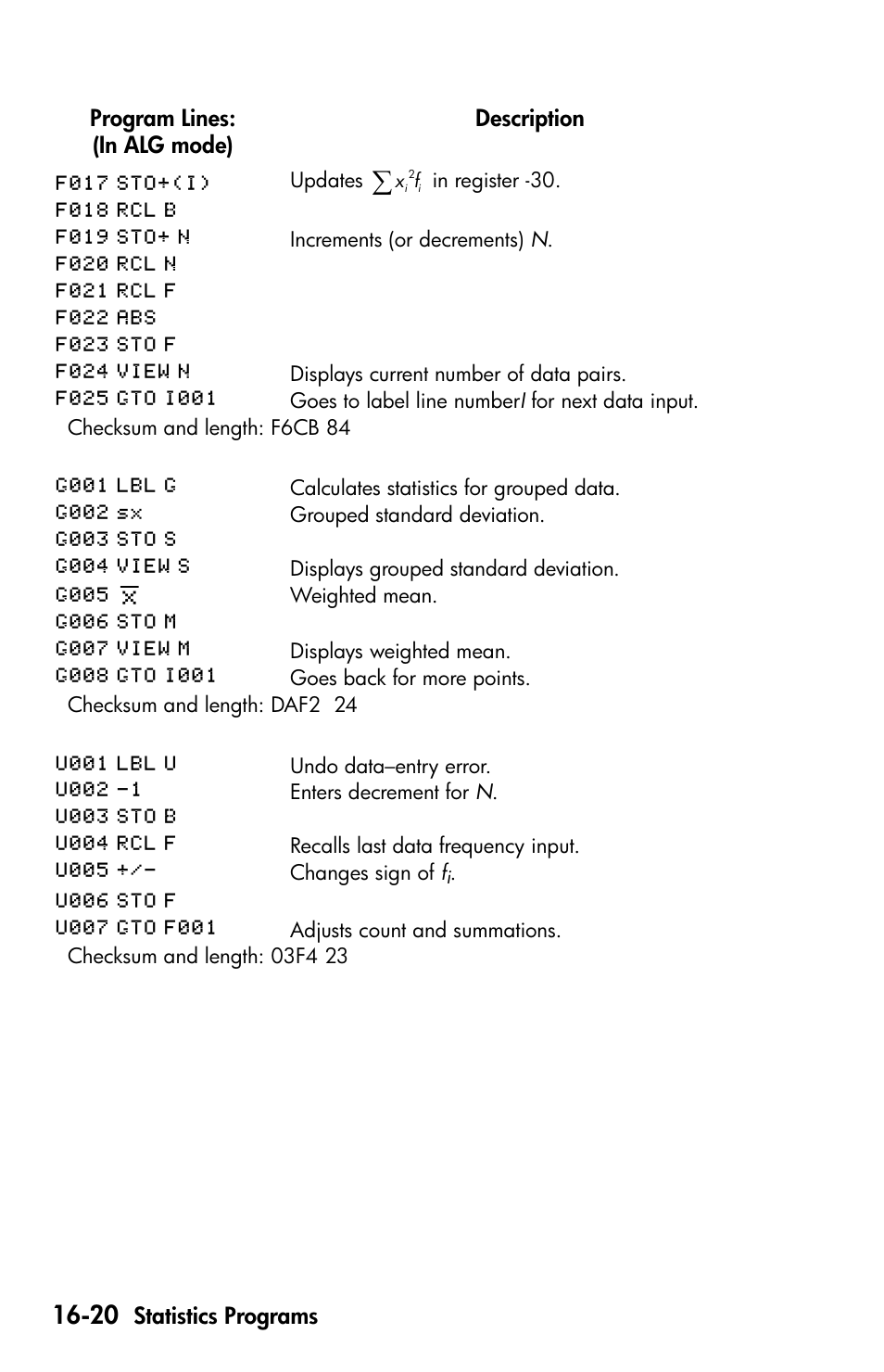 HP 35s Scientific Calculator User Manual | Page 266 / 382