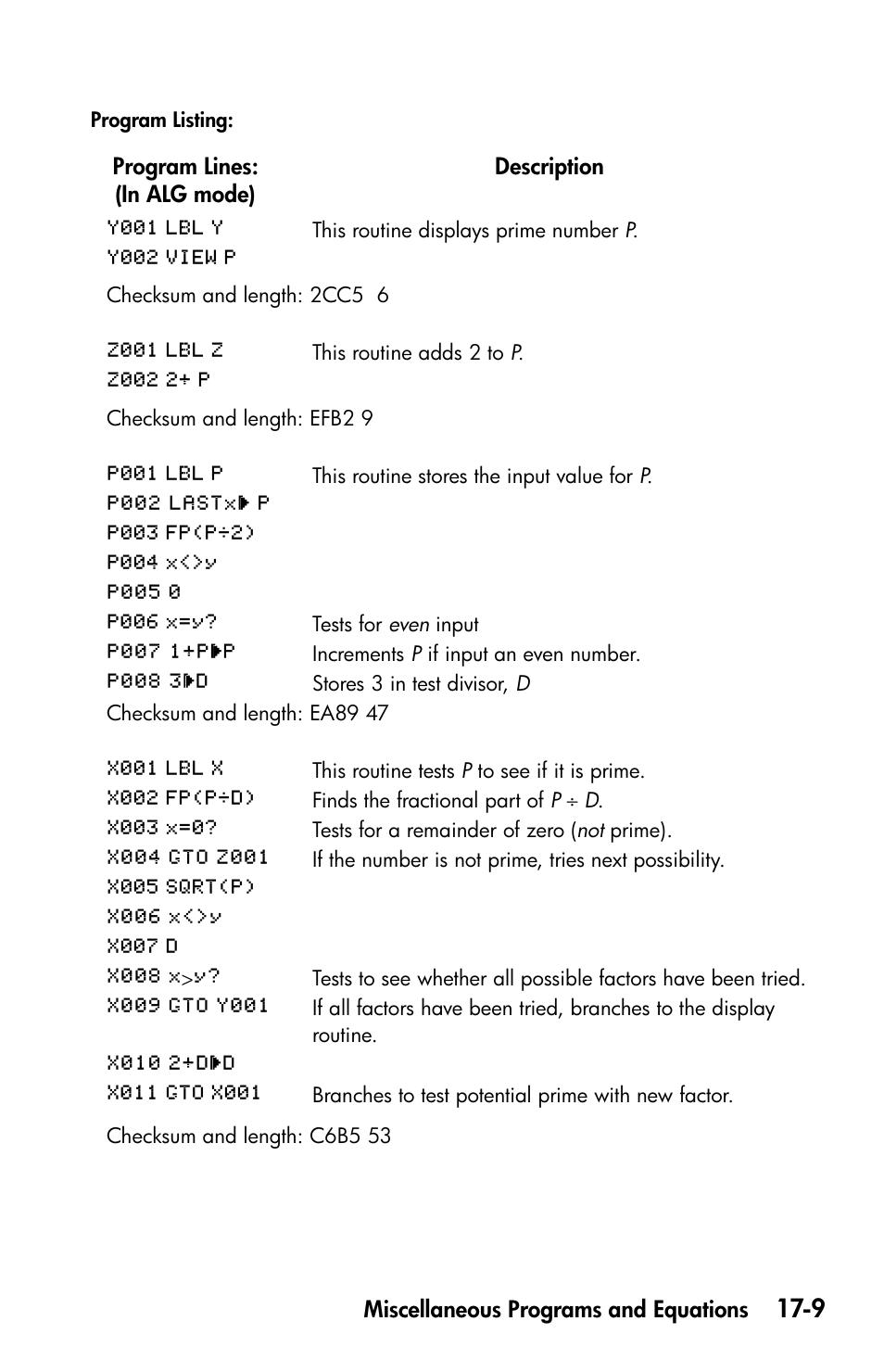 HP 35s Scientific Calculator User Manual | Page 279 / 382