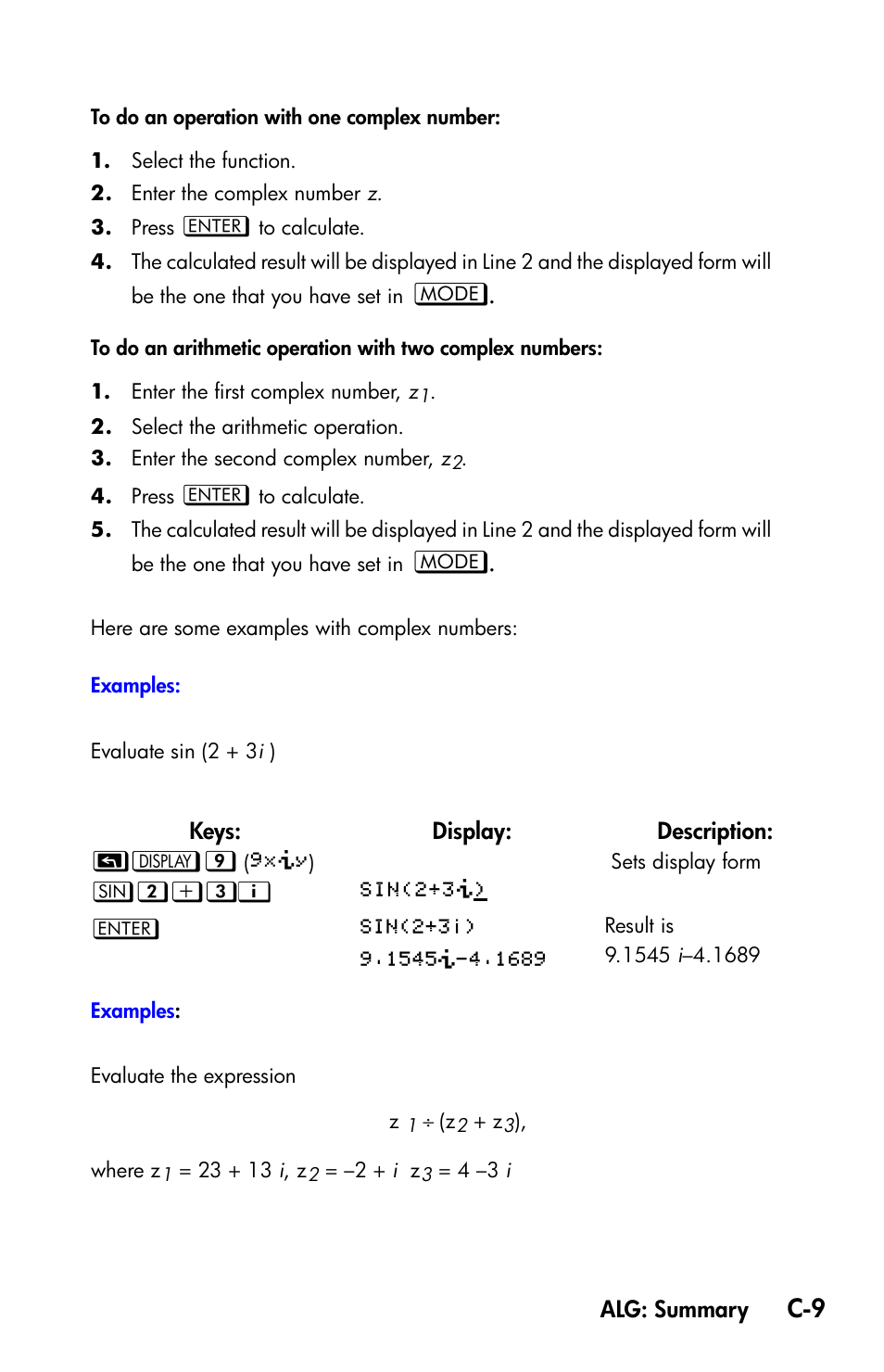 HP 35s Scientific Calculator User Manual | Page 317 / 382