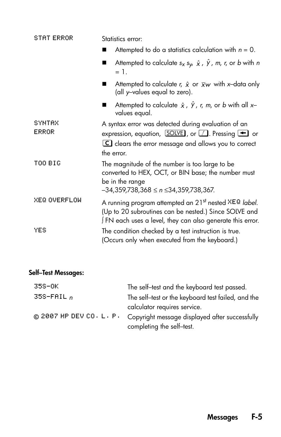 HP 35s Scientific Calculator User Manual | Page 351 / 382