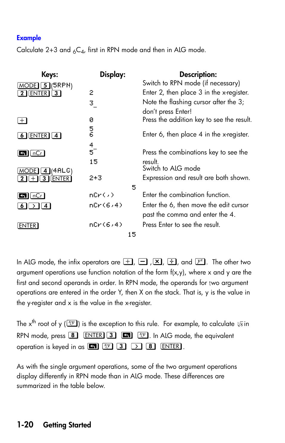 HP 35s Scientific Calculator User Manual | Page 36 / 382