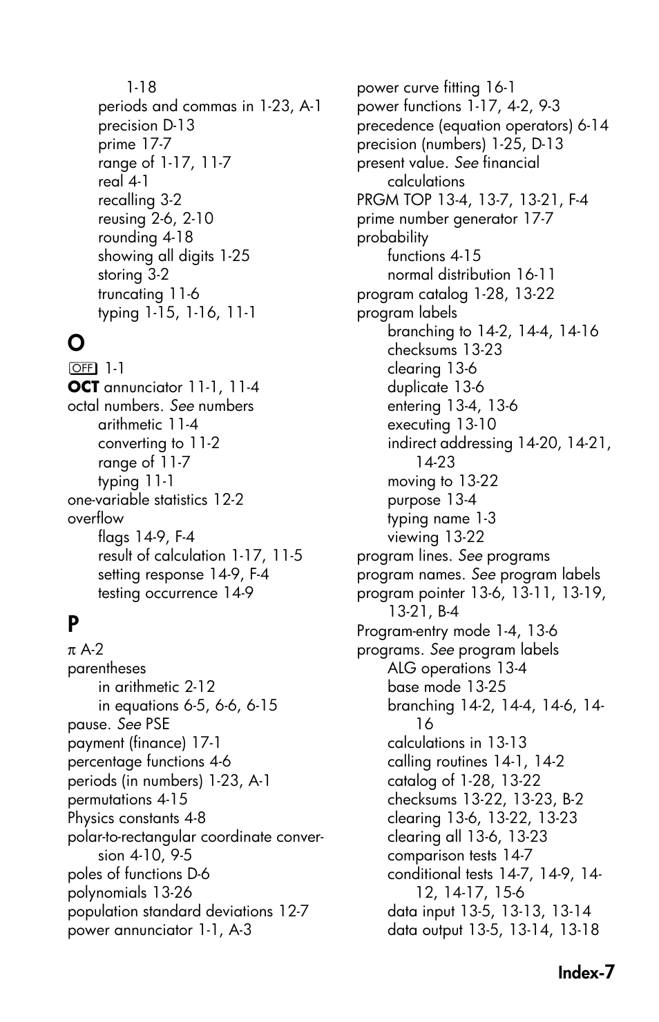 HP 35s Scientific Calculator User Manual | Page 377 / 382