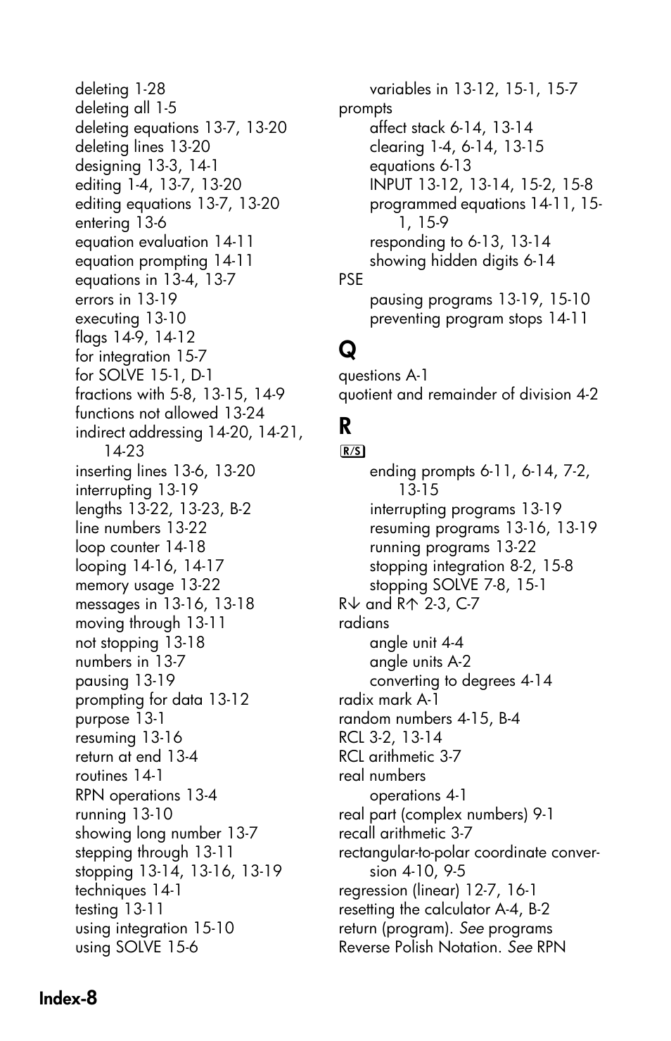 HP 35s Scientific Calculator User Manual | Page 378 / 382