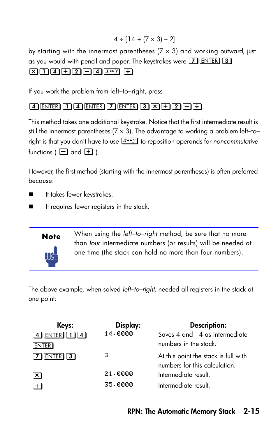 HP 35s Scientific Calculator User Manual | Page 61 / 382