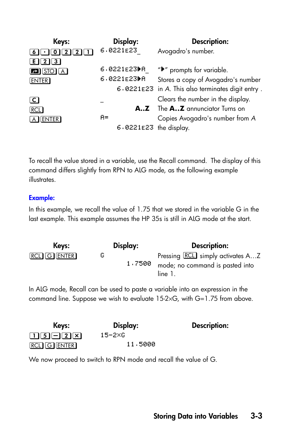 HP 35s Scientific Calculator User Manual | Page 67 / 382