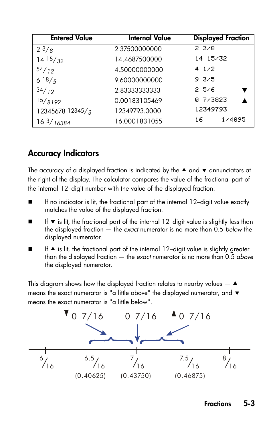 Accuracy indicators | HP 35s Scientific Calculator User Manual | Page 95 / 382