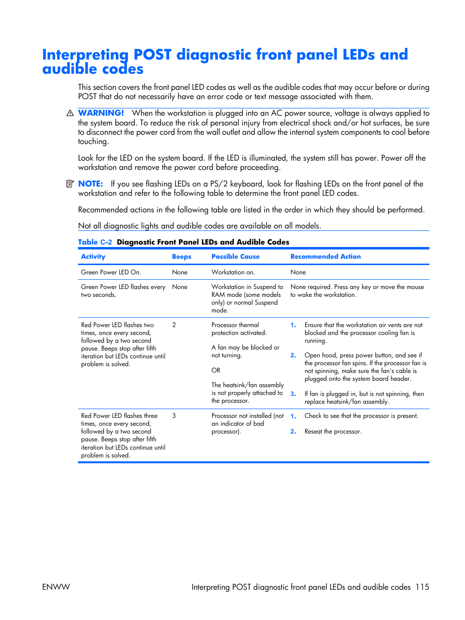 HP XW3400 User Manual | Page 125 / 182