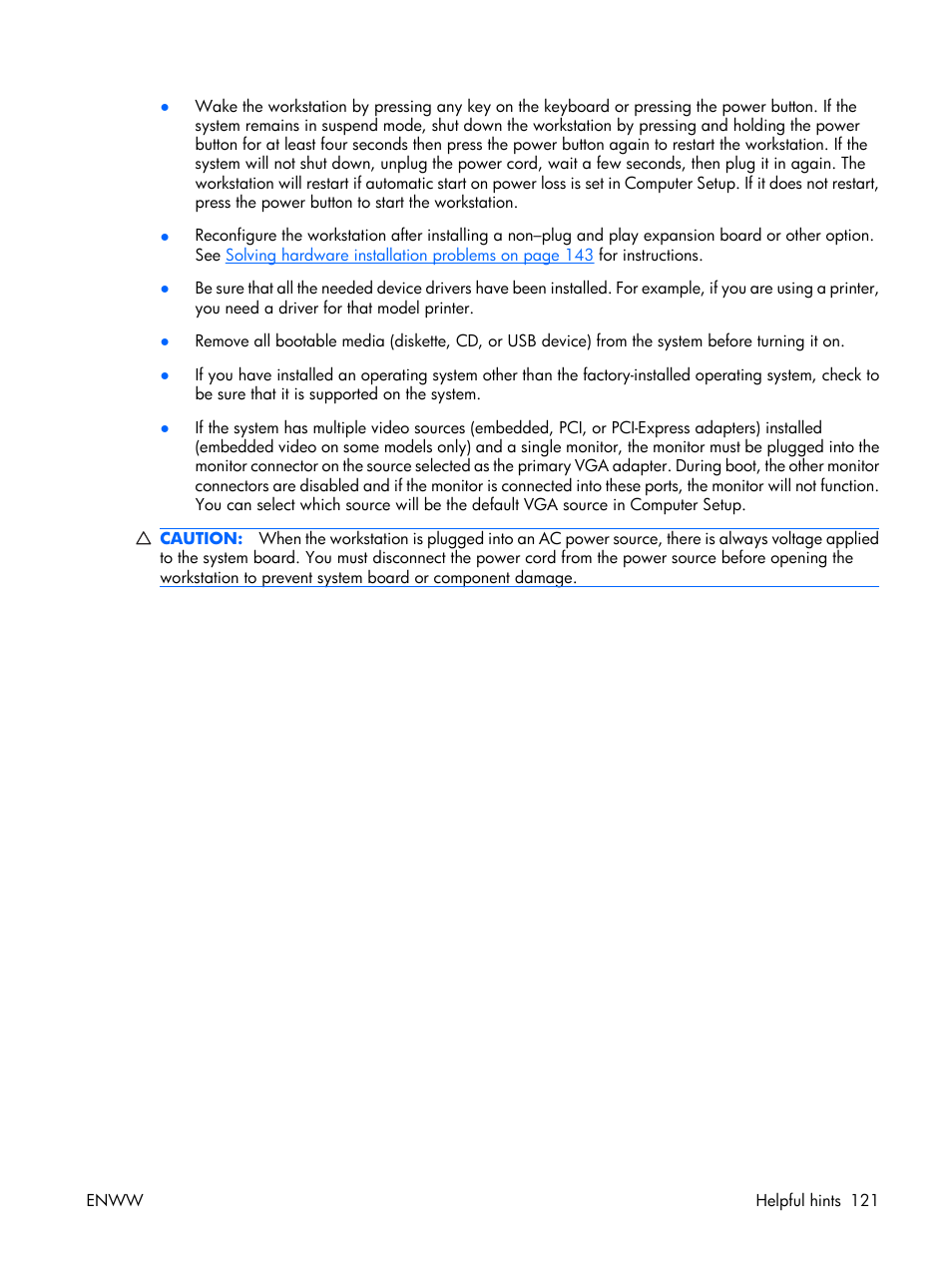 HP XW3400 User Manual | Page 131 / 182