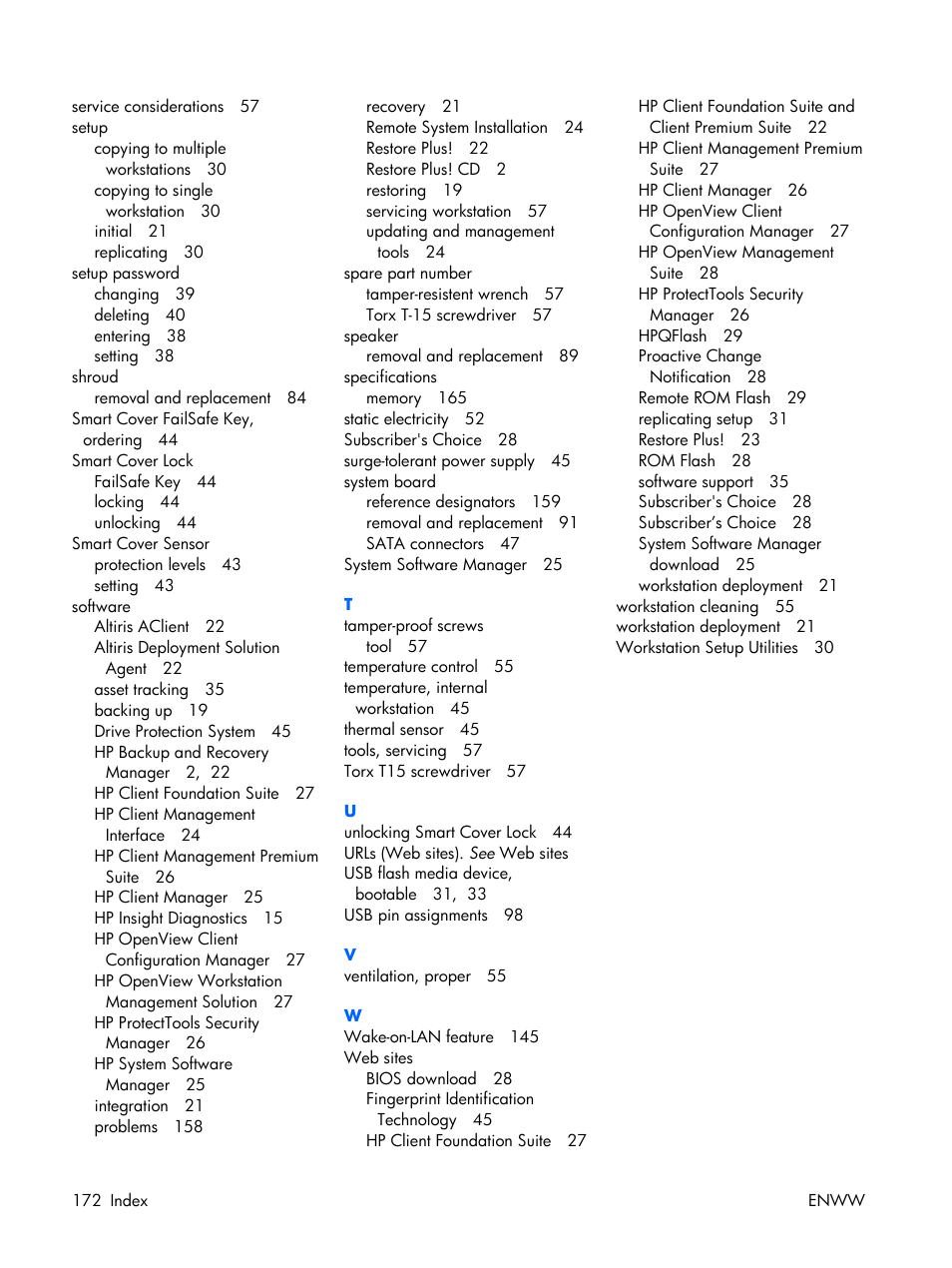 HP XW3400 User Manual | Page 182 / 182