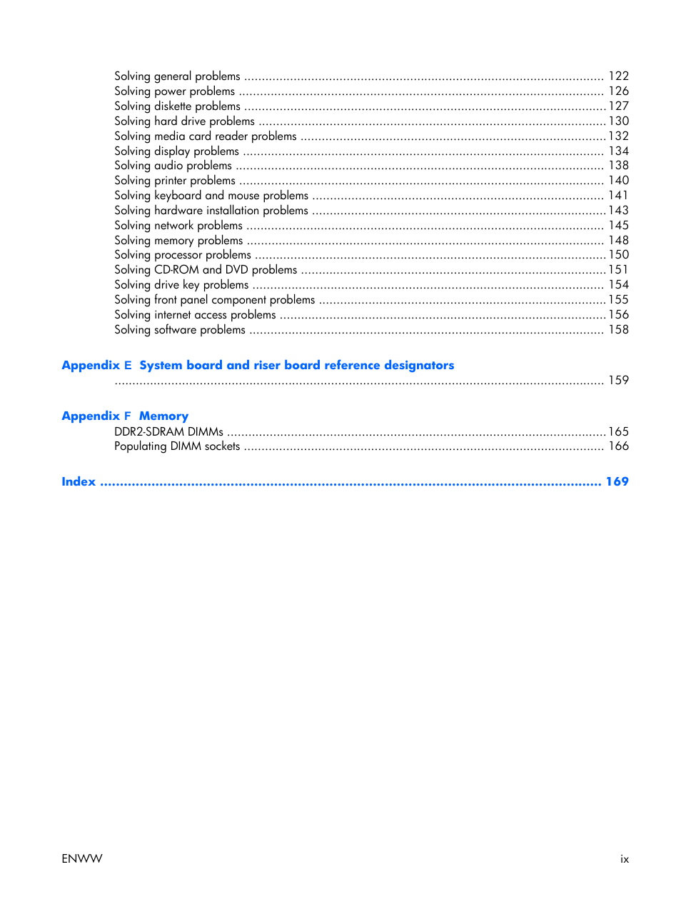 HP XW3400 User Manual | Page 9 / 182