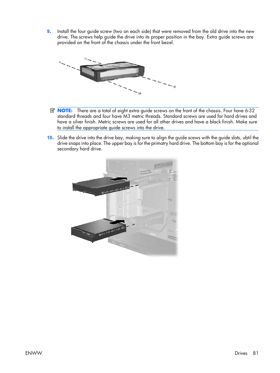 HP XW3400 User Manual | Page 91 / 182