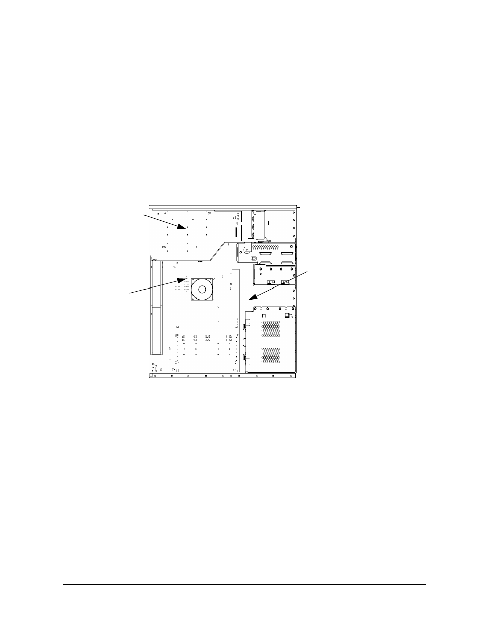 Fru:fans, Removing the fan from the hard disk drive area, Removing the fans from the cpu area | System unit fans | HP B1000 User Manual | Page 109 / 239
