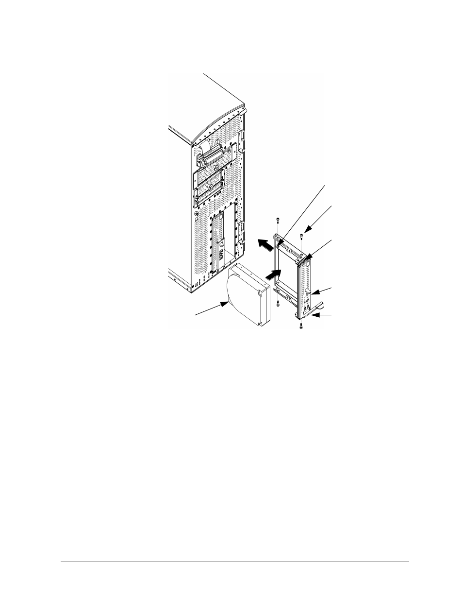 Figure450. inserting the hard disk drive, Removing a hard disk drive, Figure 4-50.. inserting the hard disk drive | HP B1000 User Manual | Page 137 / 239
