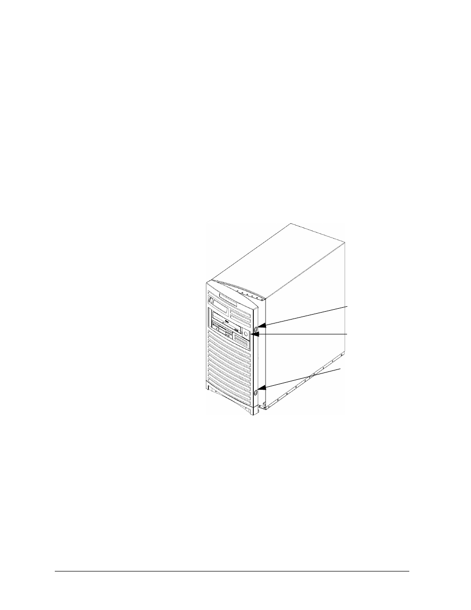 Front panel, Opening the system unit front panel, Figure45. opening the front bezel | Closing the system unit front panel, System unit front panel, Figure 4-5.. opening the front bezel | HP B1000 User Manual | Page 98 / 239
