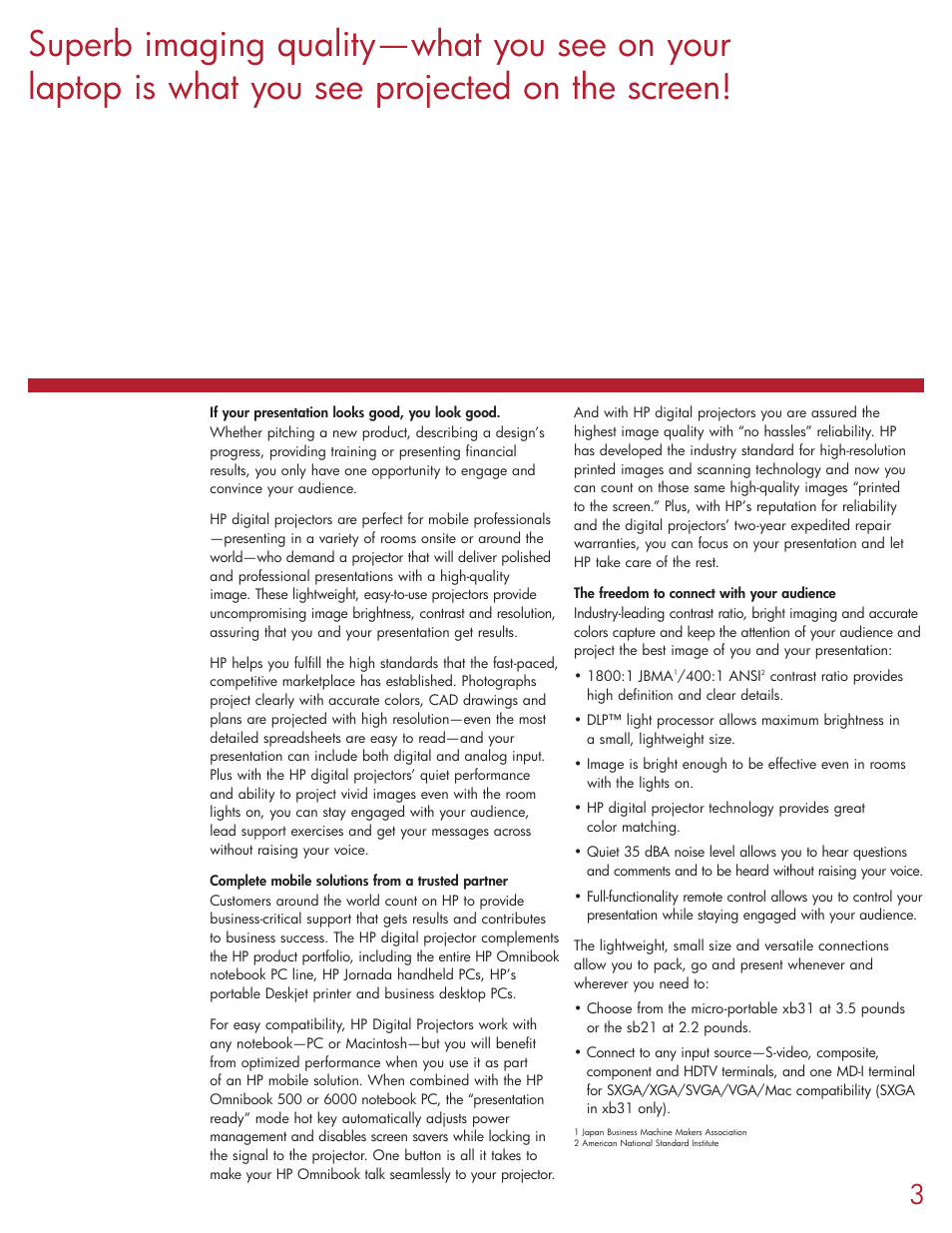 HP xb31/sb21 User Manual | Page 3 / 4