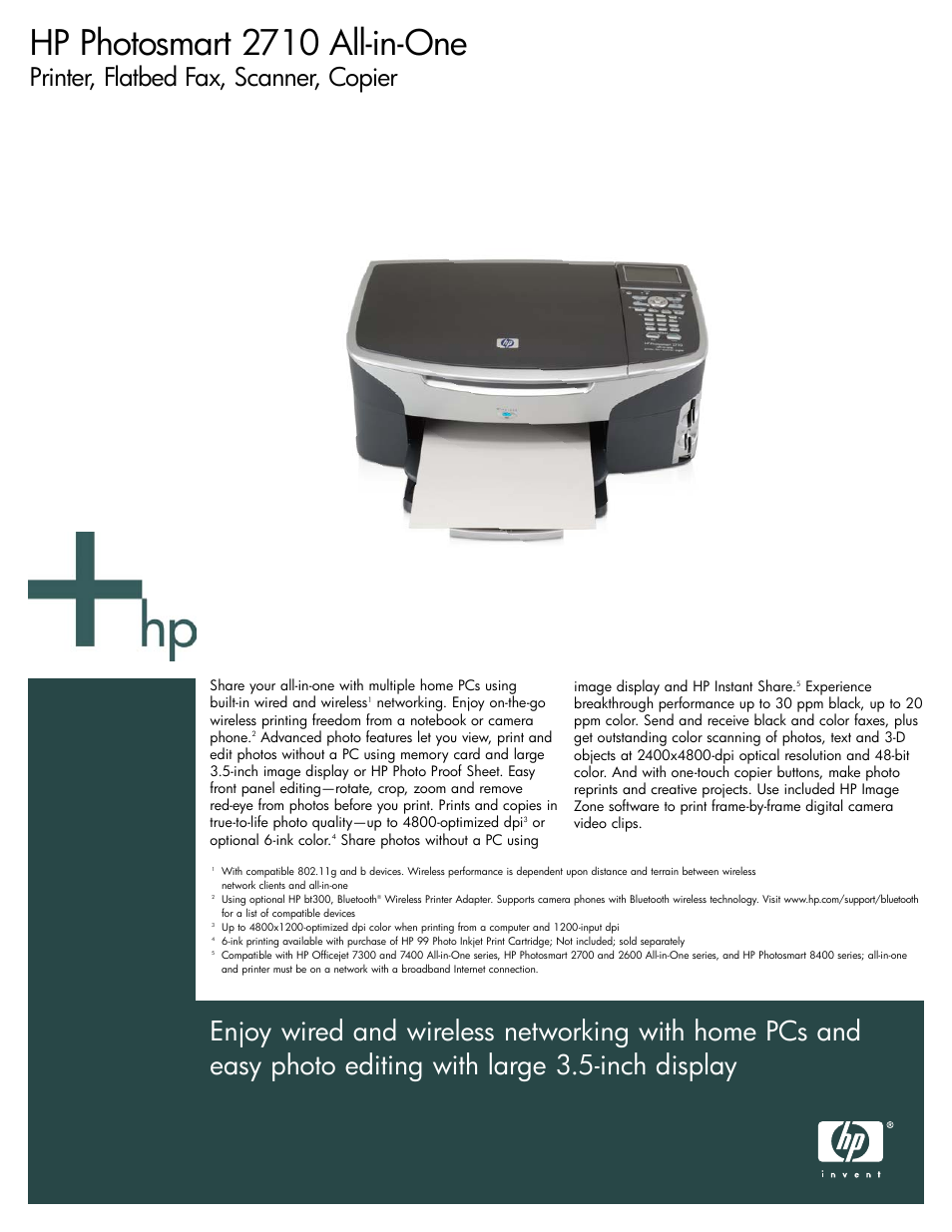 HP 2710 User Manual | 4 pages