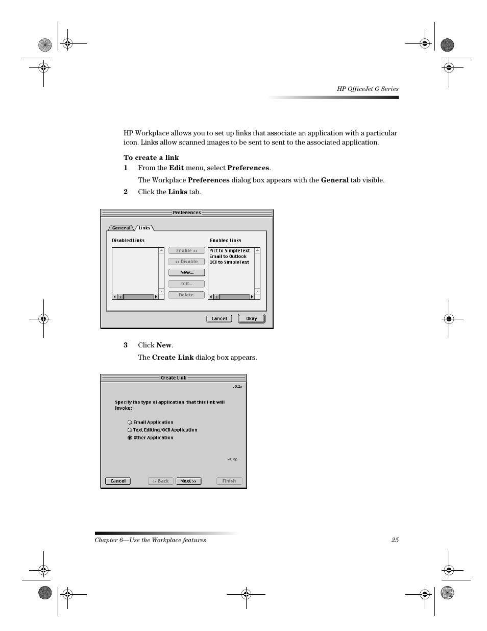 Create links | HP C6734A User Manual | Page 29 / 58